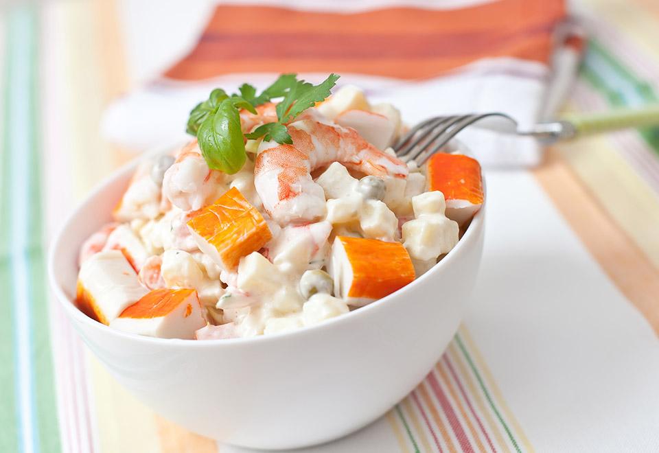 Ensalada de cangrejo
