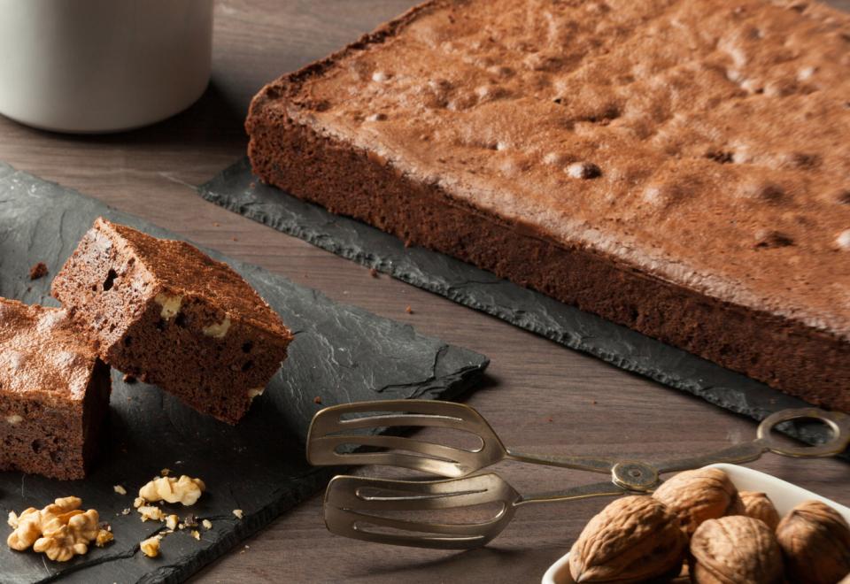 Brownie con nueces