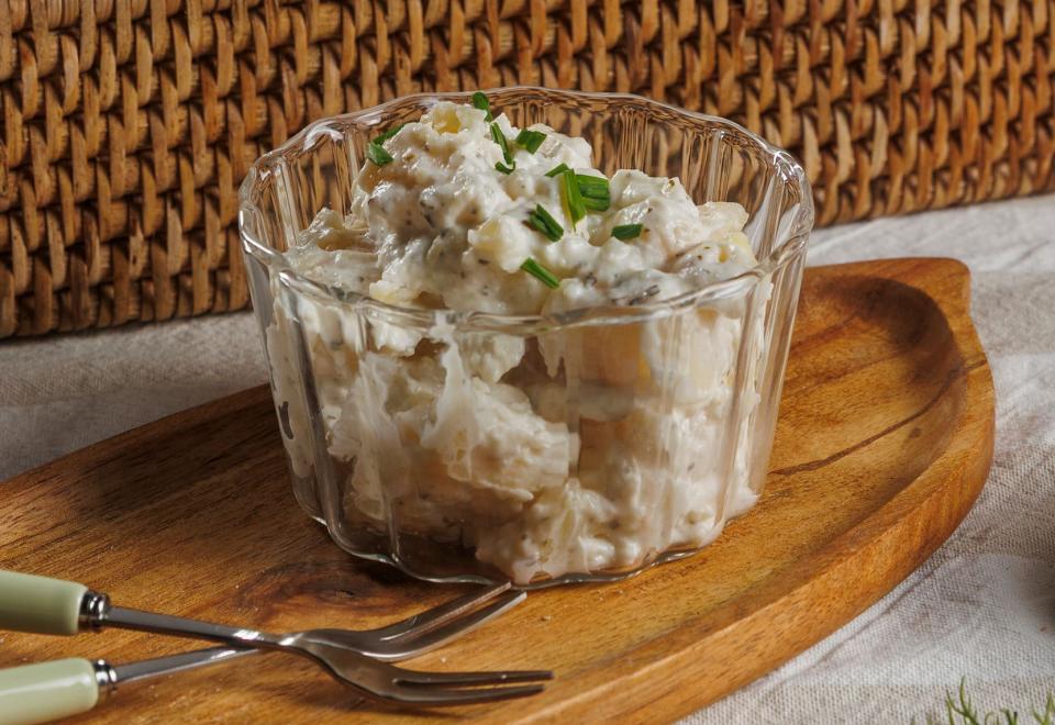 Potato salad with alioli