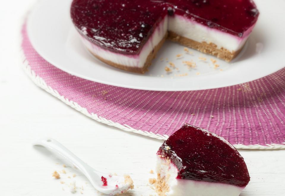 Blueberry cheesecake