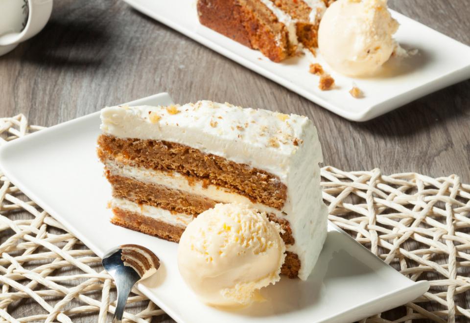 Carrot cake con crema de queso