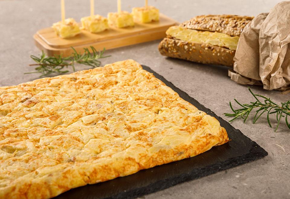 Rectangular Spanish Omelettes