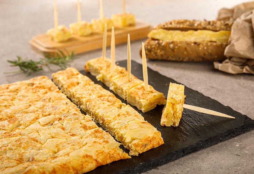 Rectangular Spanish Omelettes