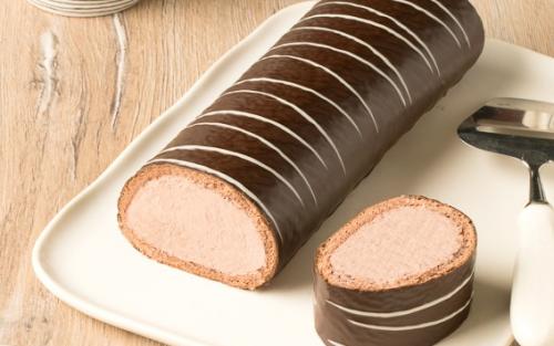 Chocolate swiss roll