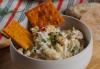 Pasta salad with cocktail sauce