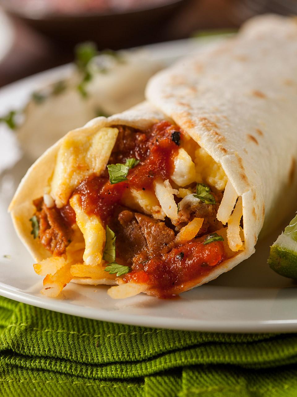 Palacios chorizo burritos