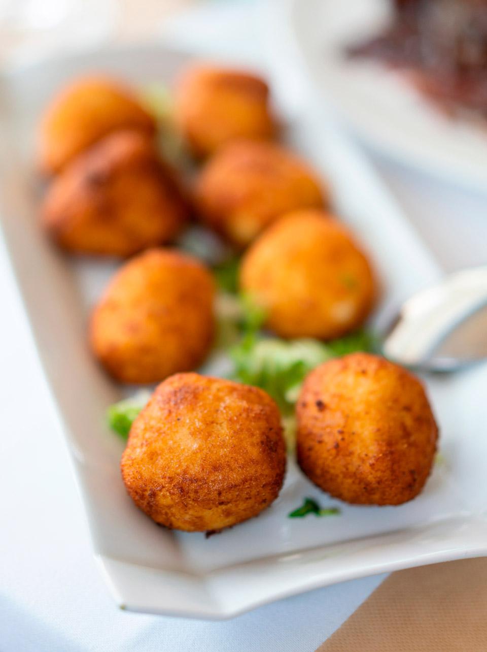 Palacios chorizo and rice croquettes