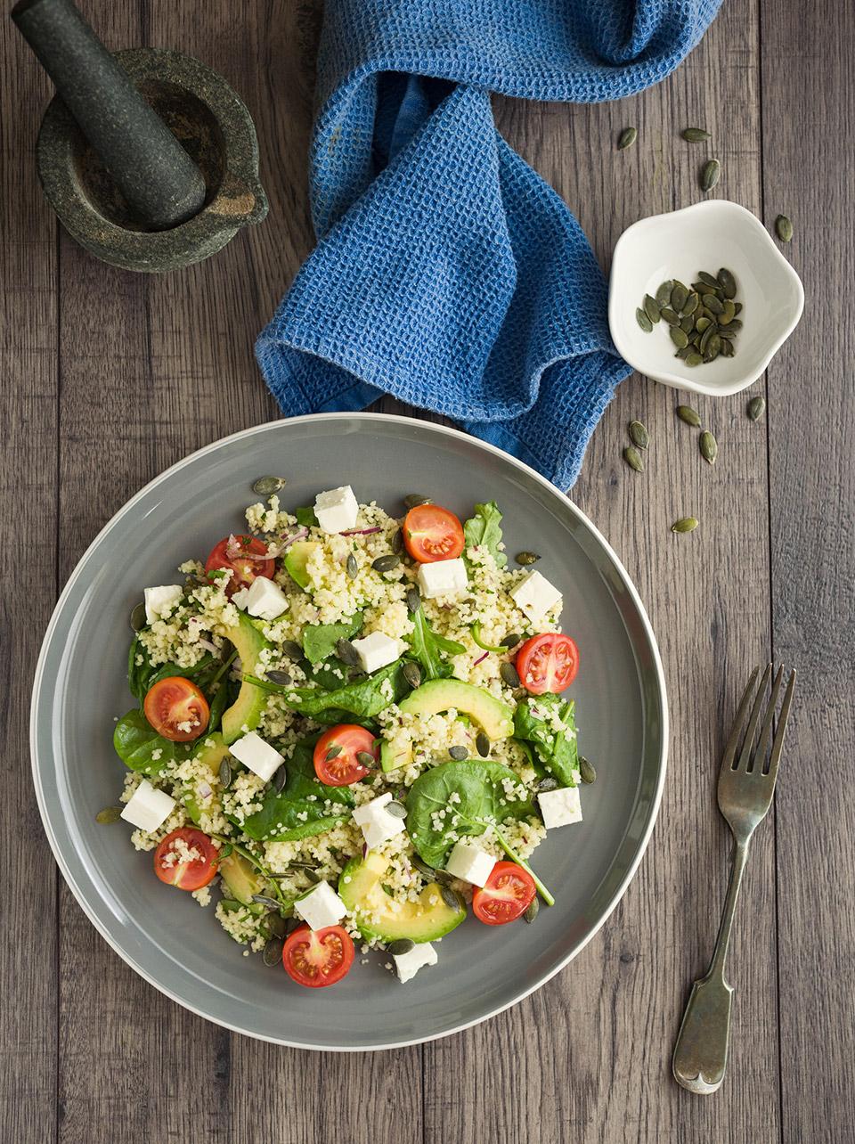 Ensalada de chorizo Palacios con aguacate