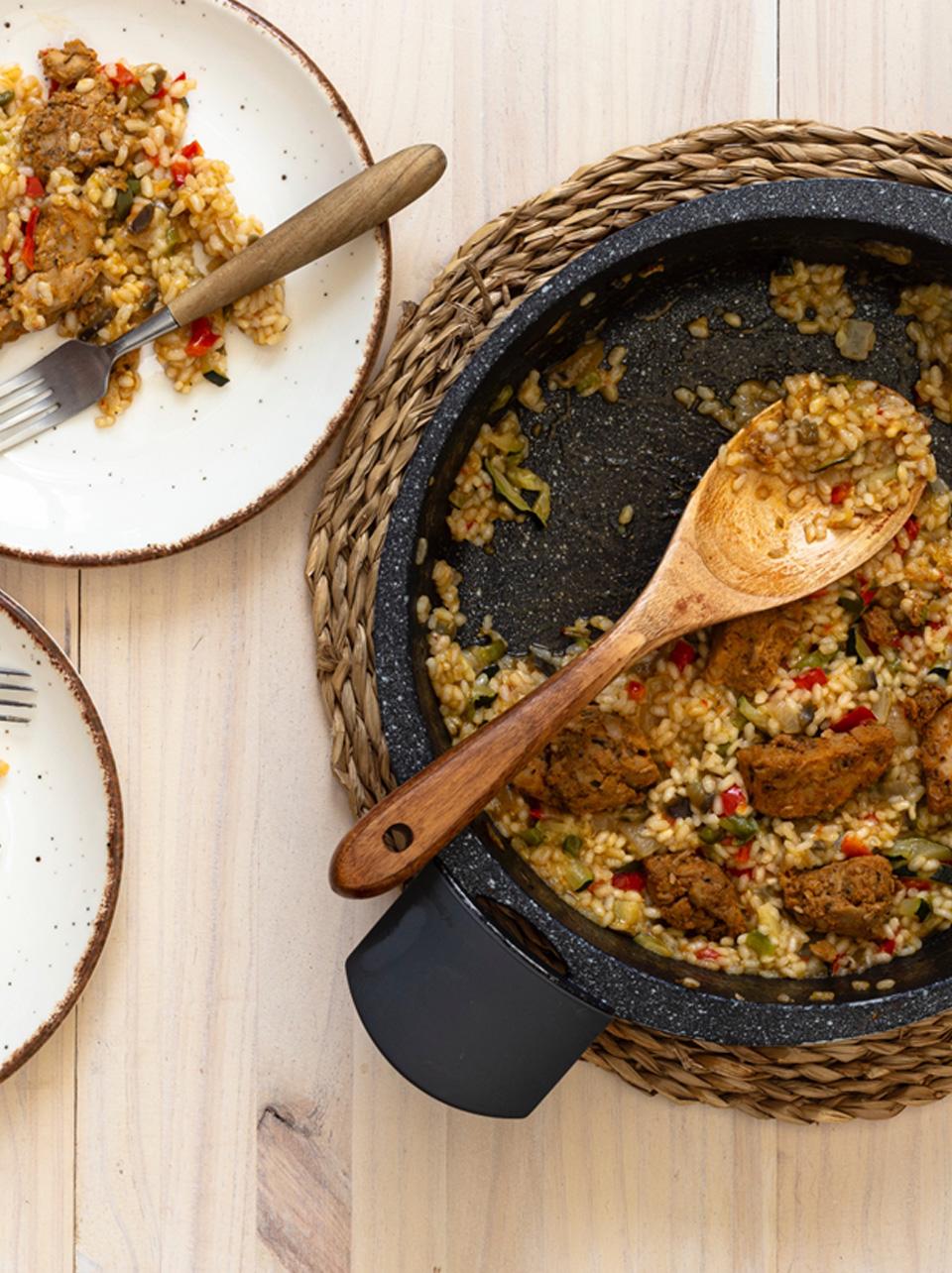 Plant-based Paella